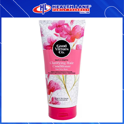 GOOD VIRTUES CO CLARIFYING & SCALP CONDITIONER FOR OILY HAIR (300ML) GOOD VIRTUES CO CLARIFYING & SCALP CONDITIONER FOR OILY HAIR (300ML)